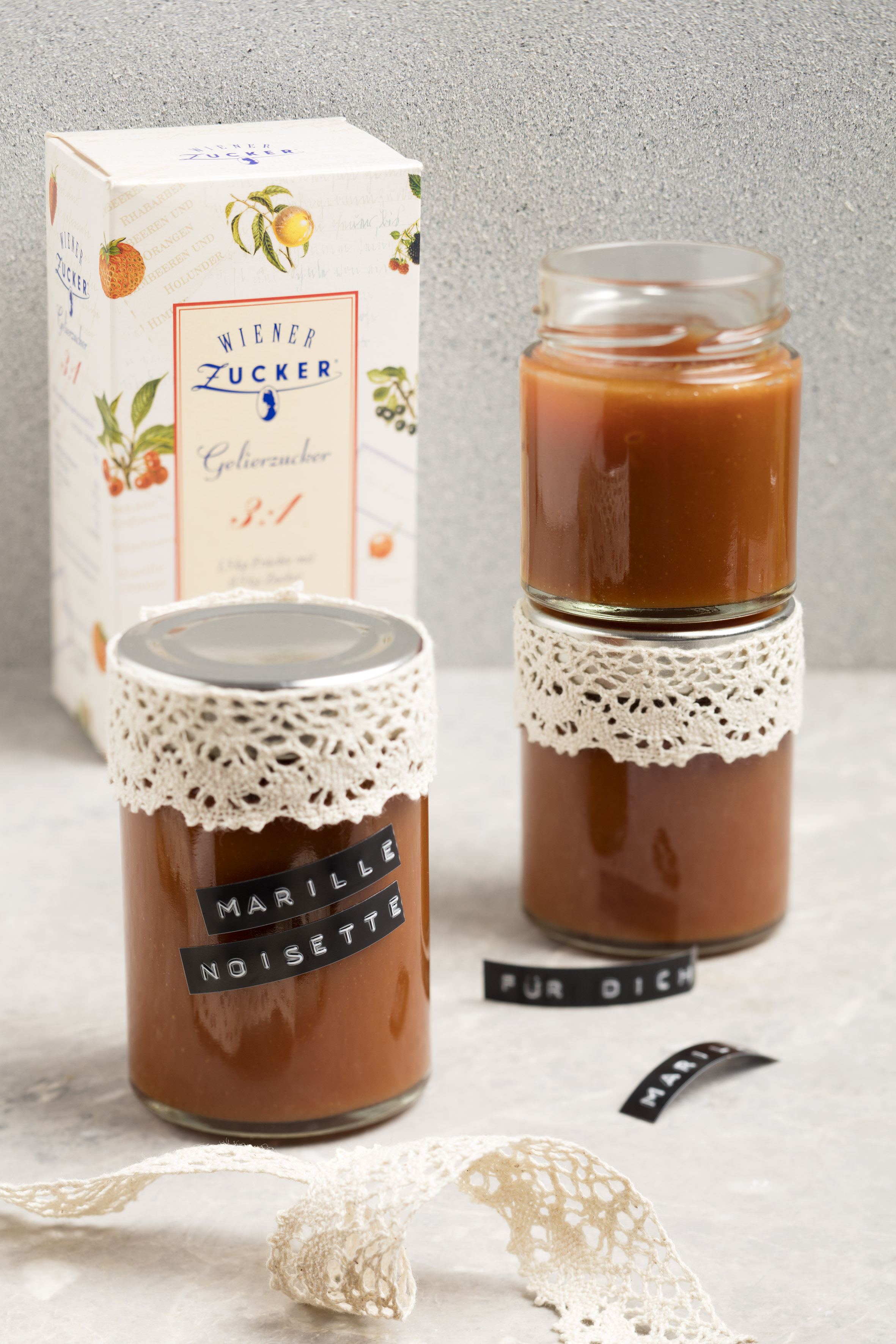 Marillenmarmelade mit Noisette