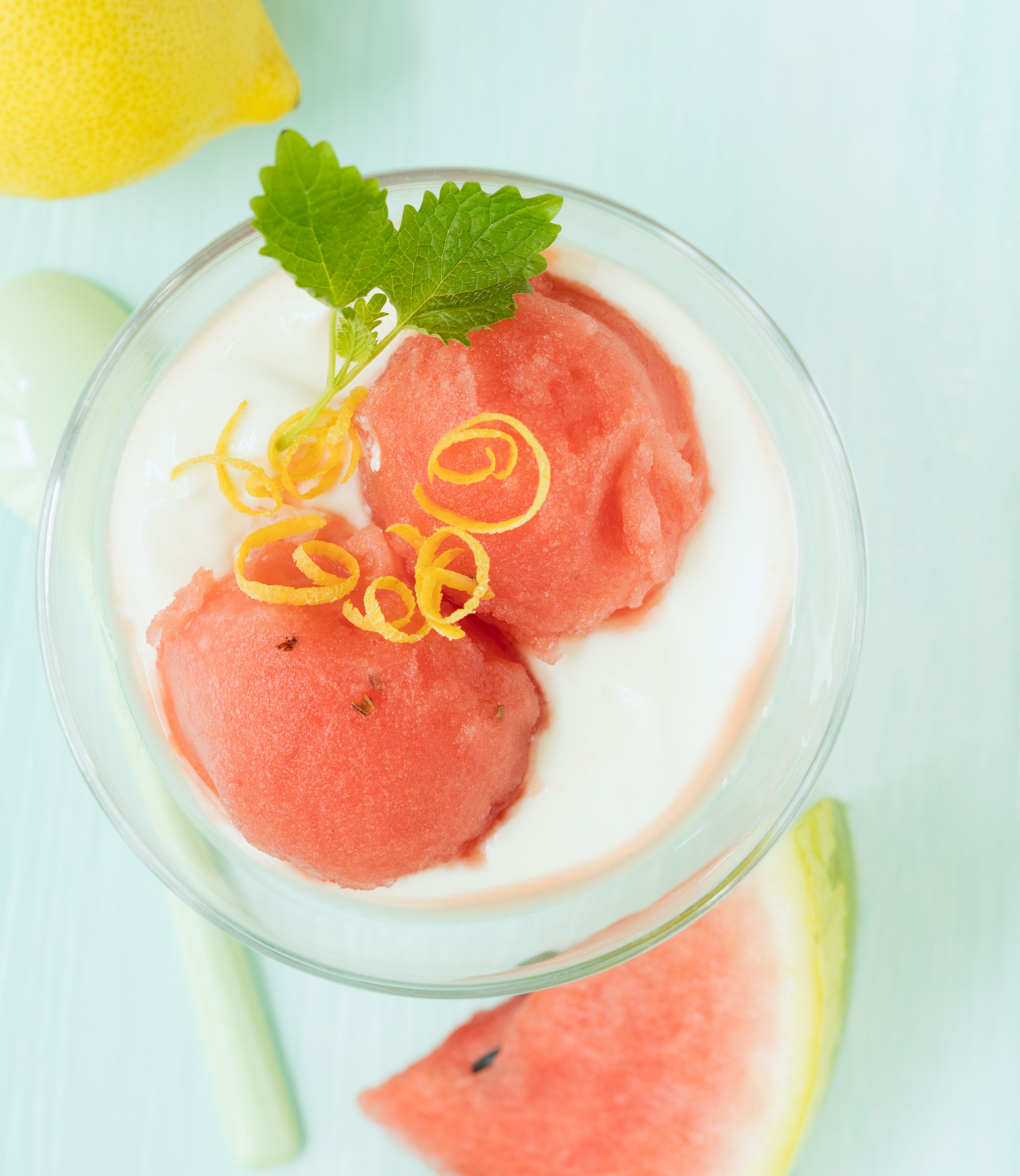 Wassermelonensorbet